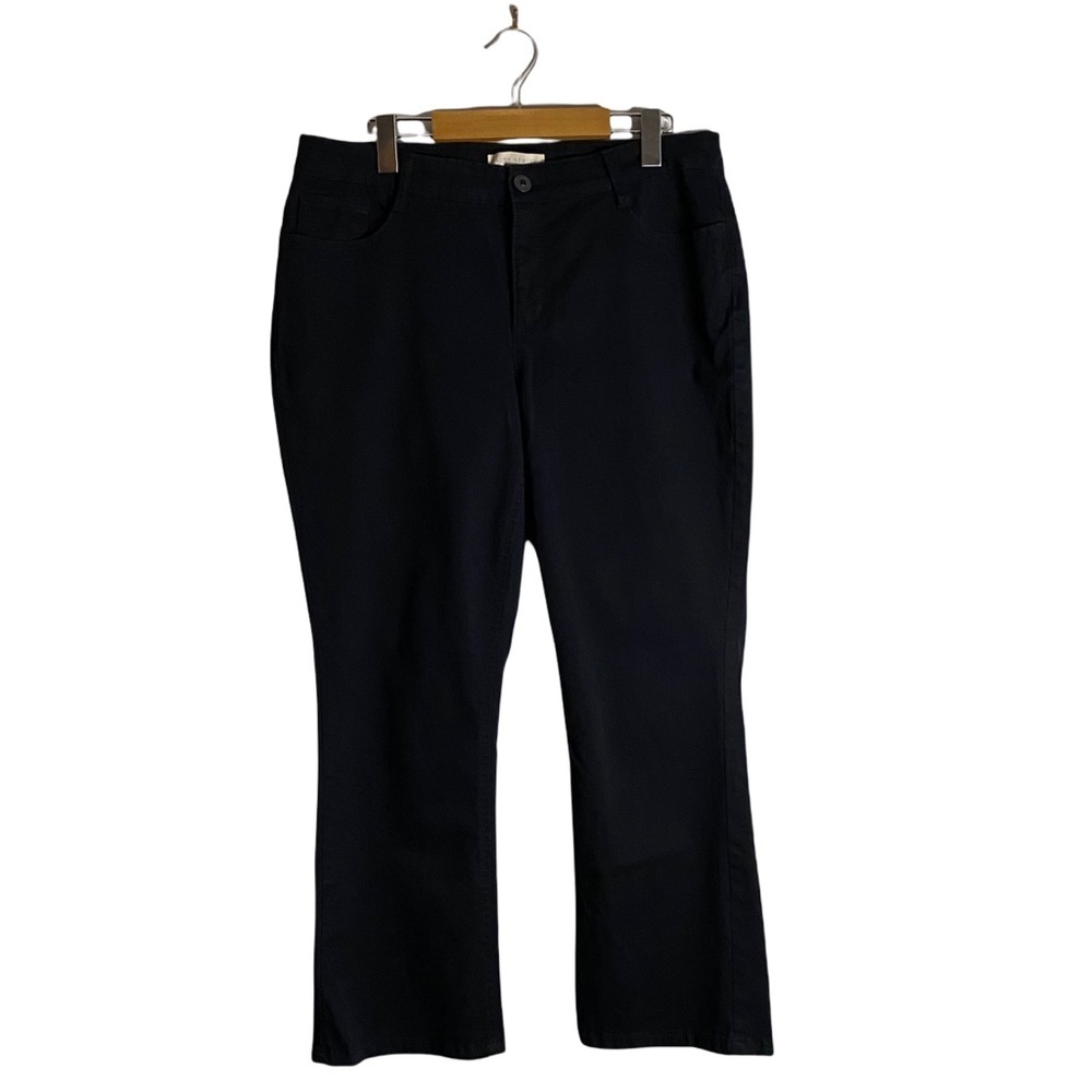 Laura Ashley Women's Black Straight Leg Jeans